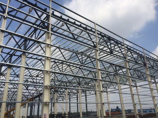 Konstruksi Baja Prefabrik Bengkel Desain Gudang Bangunan Baja Garasi