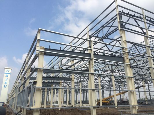 Q235B Struktur Baja Insinyur Bangunan Gudang Metal