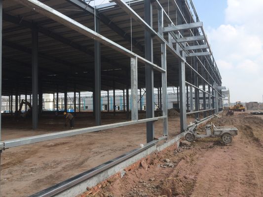 Bangunan Struktur Logam Baja Prefab Bangunan Span Besar
