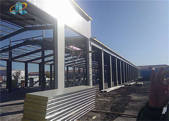 ISO/CE/GB/BV/SGS/Aisc Struktur Baja Pabrik-Made Light Metal Frame Struktur Lokakarya