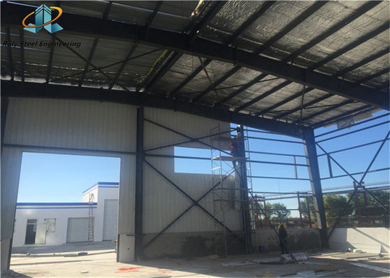 Bangunan Pabrik Industri Konstruksi Pabrik Kerangka Baja Prefabrikasi dan Struktur Baja Gudang/Lokakarya