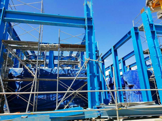 Bangunan Pabrik Industri Konstruksi Pabrik Kerangka Baja Prefabrikasi dan Struktur Baja Gudang/Lokakarya