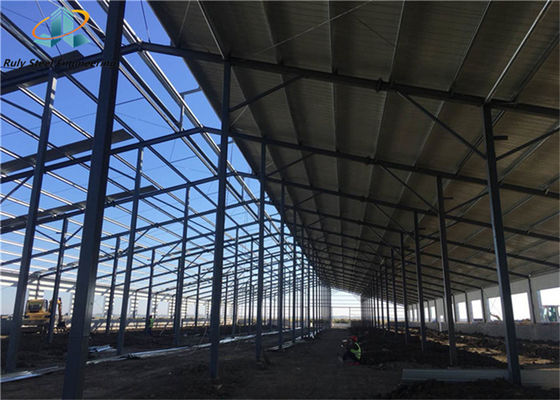 Bengkel Modular Bangunan Struktur Baja Galvanis Prefabrikasi/Dicat Industri/Bengkel Modular Bangunan Struktur Baja Galvanis Prefabrikasi