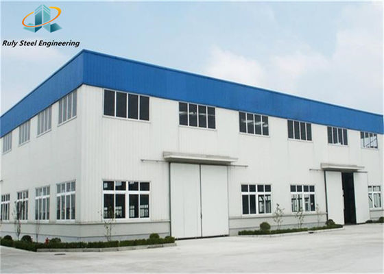 Konstruksi Logam Galvanis Prefabrikasi Bagian H Q235 Bangunan Struktur Baja/Shed/Lagen/Workshop