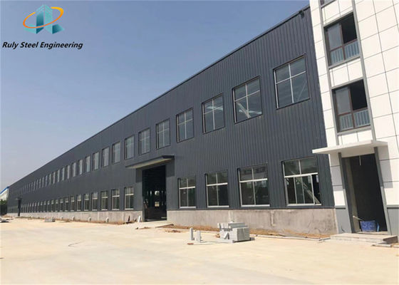 Konstruksi Logam Galvanis Prefabrikasi Bagian H Q235 Bangunan Struktur Baja/Shed/Lagen/Workshop