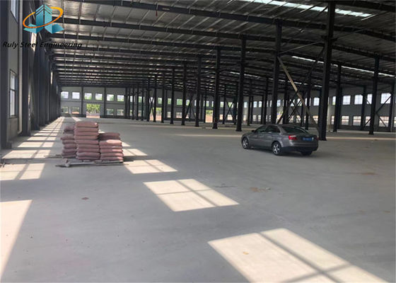 Bangunan Struktur Baja Prefabrikasi Panjang Bangunan Gudang Prefabrikasi Lokakarya