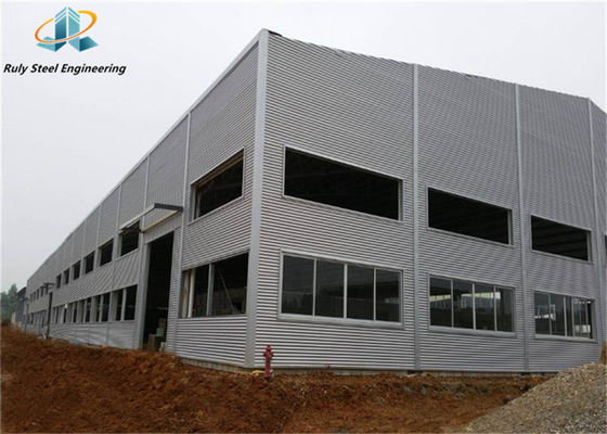 China Low Cost Raw Material Warehouse Mudah Mengumpulkan Struktur Baja Prefab Customized