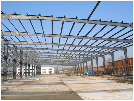 Large Span Prefabricated/Prefab H Beam Design Bangunan Logam Q355/Q235 Pabrik Gudang Lokakarya Struktur Baja