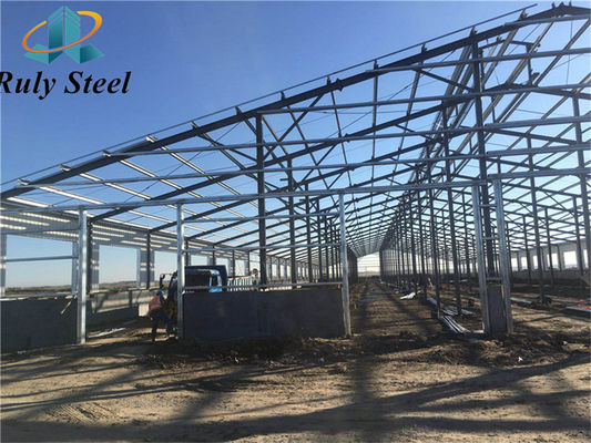 Large Span Prefabricated/Prefab H Beam Design Bangunan Logam Q355/Q235 Pabrik Gudang Lokakarya Struktur Baja