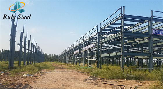 Prefab Workshop Industrial Shed Metal Frame Warehouse Shed Struktur baja kekuatan tinggi