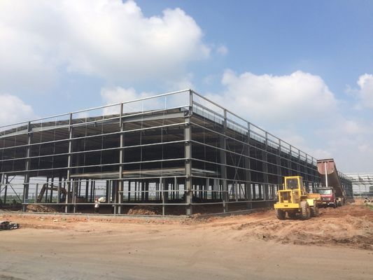 Ekonomi Kualitas Tinggi Pre-Mesin Prefabrikasi Struktur Baja Pabrik Gudang