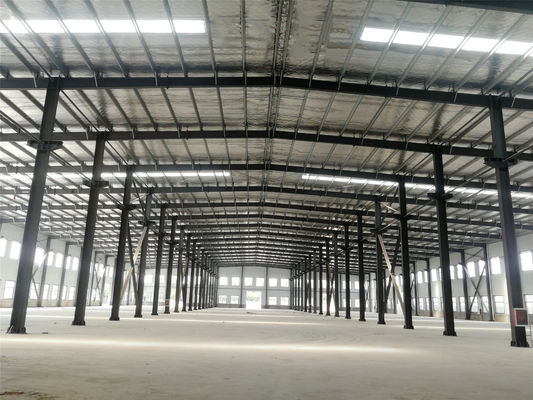 Q235/Q355 Prefab Mudah Perakitan Bangunan Konstruksi Struktur Baja/Rangka Baja Gudang
