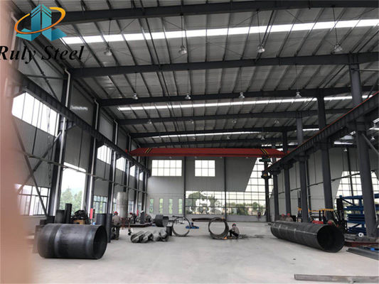 Bangunan Pabrik Logam Ringan Prefabrikasi Bangunan Kerangka Baja Konstruksi Bangunan Prefabrikasi Gedung Gudang