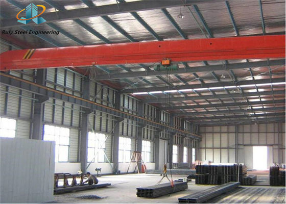 Bangunan Pabrik Logam Ringan Prefabrikasi Bangunan Kerangka Baja Konstruksi Bangunan Prefabrikasi Gedung Gudang