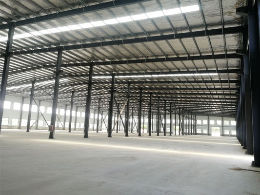 Tawaran Terjangkau Murah Spesial Panjang Spans Dilengkapi Lampu Baja Atap Frame Warehouse