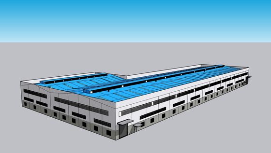 Tawaran Terjangkau Murah Spesial Panjang Spans Dilengkapi Lampu Baja Atap Frame Warehouse