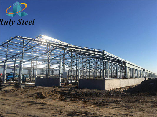 Bangunan Proyek Industrial Shed Q235B/Q355b Gudang Struktur Baja Ringan