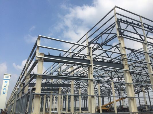 Pre-engineered Steel Structure Workshop Pabrik Baja Ringan Industri Gudang