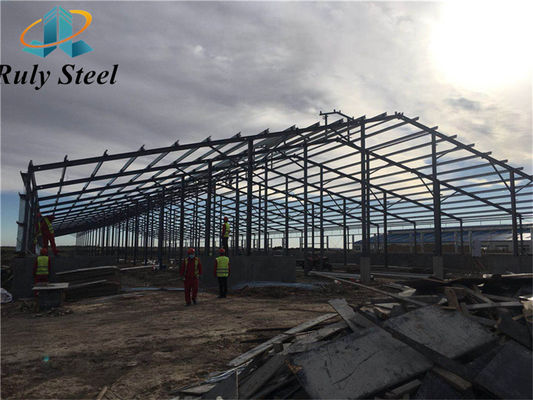 Mudah Mengumpulkan Cepat Instalasi Prefab Pabrik Industri Murah Besar Cina Praktis Modern Struktur Baja Gudang