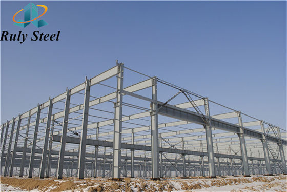 Mudah Mengumpulkan Cepat Instalasi Prefab Pabrik Industri Murah Besar Cina Praktis Modern Struktur Baja Gudang