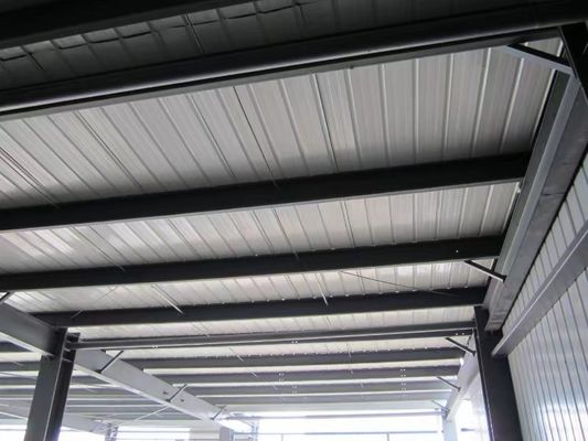 Industri Baja Ringan Struktur Prefabrikasi Kerangka Logam Konstruksi Gedung Gudang