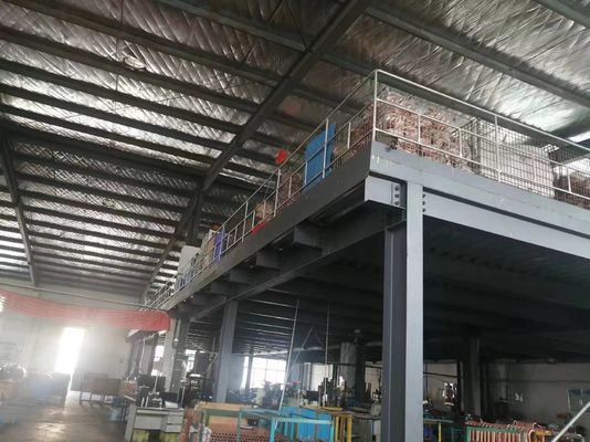 Industri Baja Ringan Struktur Prefabrikasi Kerangka Logam Konstruksi Gedung Gudang