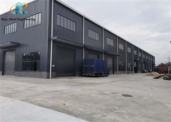 Q355B Bangunan Struktur Baja Prefabrikasi Gudang Pengumpulan Cepat Untuk Penyimpanan