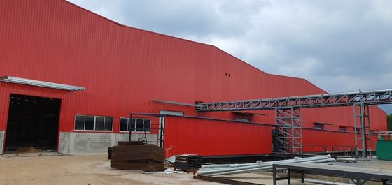 Prefab Steel Beam Column Warehouse Bangunan Baja Aula Pameran