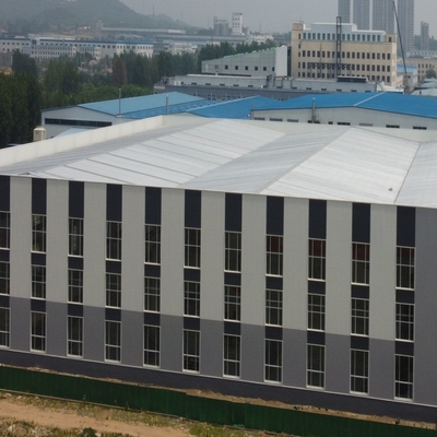 Gedung Kantor Rangka Baja Multi-Lantai Struktur Prefabrikasi Q235B Q355B