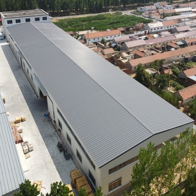 Gedung Gudang Struktur Baja Prefabrikasi Material Q235B Q355B