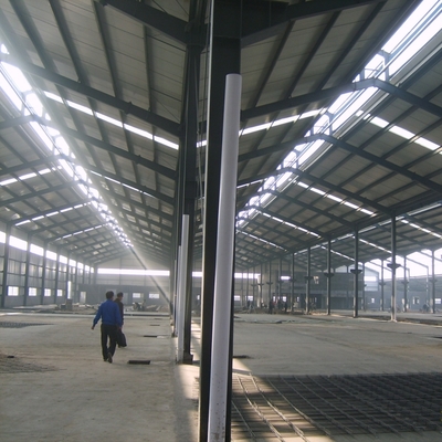 Bangunan Struktur Baja Prefabrik dengan Balok Bagian H dan Panel Sandwich