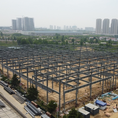 Gudang Struktur Baja Rangka Gable untuk Bangunan Bentang Lebar