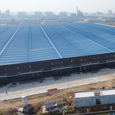 Gudang Struktur Baja Prefab dengan Umur 50 Tahun