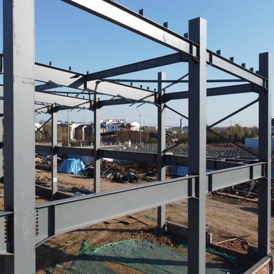 Lokakarya Struktur Baja Prefab Q355 Baja Disesuaikan Sertifikasi CE