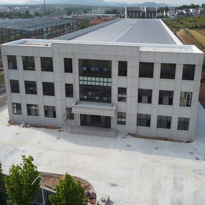 Gedung Kantor Rangka Baja Lantai Ganda dengan Panel Sandwich PU
