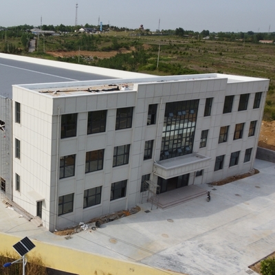 Gedung Kantor Rangka Baja Multi-Lantai Struktur Prefabrikasi Q235B Q355B