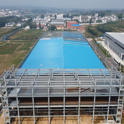 Gedung Kantor Rangka Baja Multi-Lantai Struktur Prefabrikasi Q235B Q355B