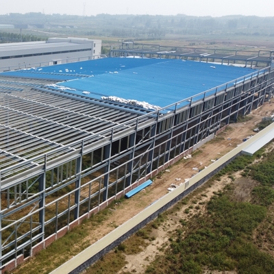 Bangunan Struktur Baja Prefabrikasi untuk Pabrik Elektronik dengan Panel Sandwich
