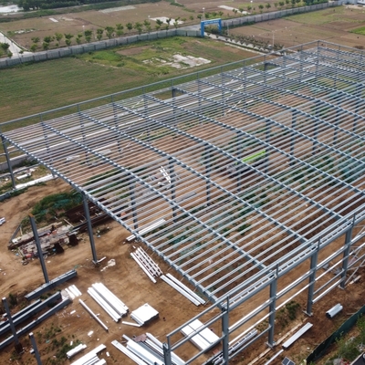 Bangunan Struktur Baja Prefab dengan Balok Bagian H Umur 50 Tahun