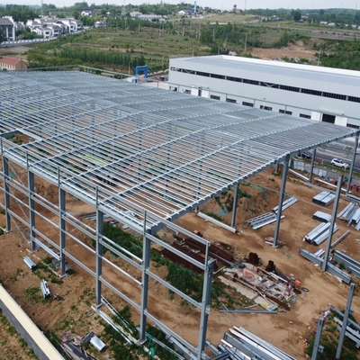 Steel Struktur Showroom Mobil dengan toko pemeliharaan Q235B Q355B