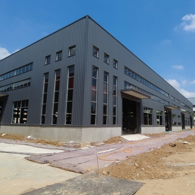 Prefab Ringan Baja Struktur Lokakarya Q235B Q355B Disesuaikan