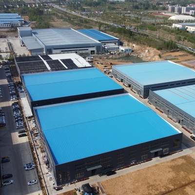 Bangunan Struktur Baja Prefabrikasi untuk Penggunaan Industri Gudang Bengkel