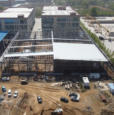 Gedung Gudang Baja Prefabrikasi - Struktur Logam Ringan Umur Pakai 50 Tahun