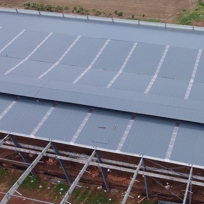 Bangunan Struktur Baja Bagian H Prefabrikasi Khusus Q235B Q355B