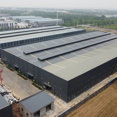 Bangunan Struktur Baja Prefabrikasi untuk Penggunaan Industri Gudang Bengkel