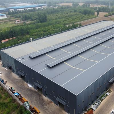 Low Cost Metal Frame Prefabrikasi Struktur Baja Gudang