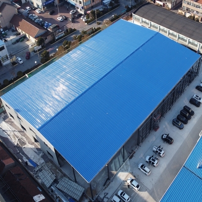 Steel Struktur Showroom Mobil dengan toko pemeliharaan Q235B Q355B