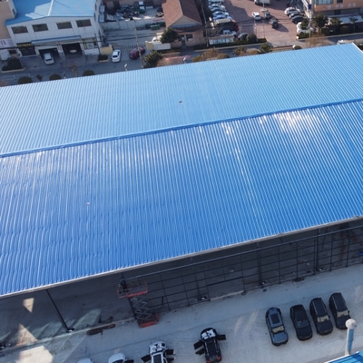 60x30x7.5m Gudang Baja Prefabrikasi ASTM A36 Q235B