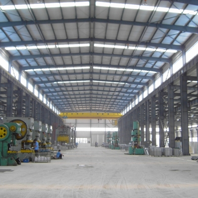 Struktur Bangunan Prefab Portal Baja Profil H Kustom