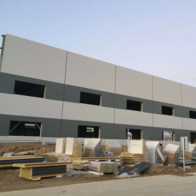 Bangunan Struktur Baja Prefab untuk Gudang Pabrik Mall Sertifikasi CE
